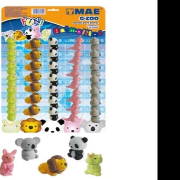 GOMA FIG. ANIMALES MAE BOLSA C1 PZA